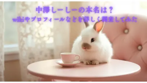 中澤しーしーの本名は？wikiやプロフィールなどを詳しく調査してみた